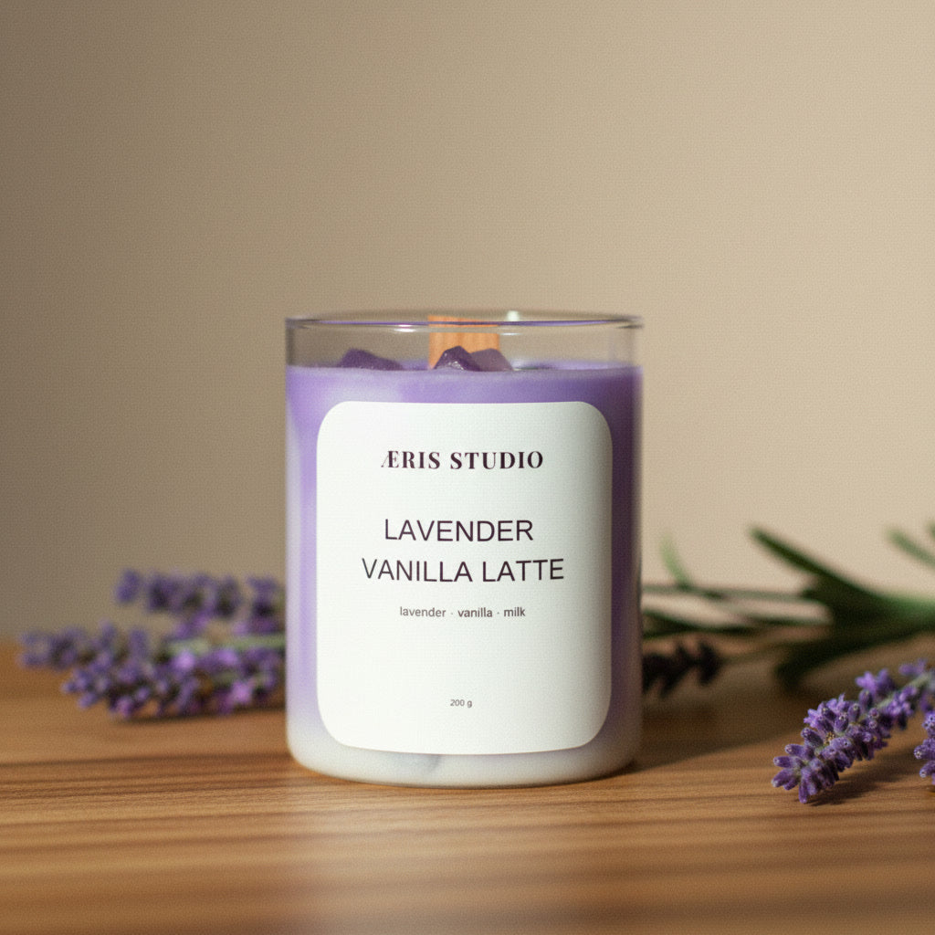 lavender vanilla latte